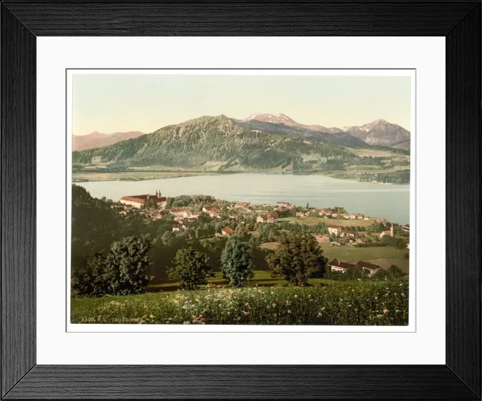 Framed Print : Tegernsee, general view, Upper Bavaria, Germany Framed Print : Tegernsee, general view, Upper Bavaria, Germany