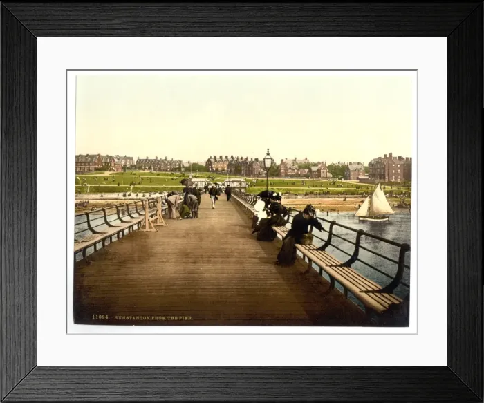 Framed Print : From the pier, New Hunstanton, England Framed Print : From the pier, New Hunstanton, England