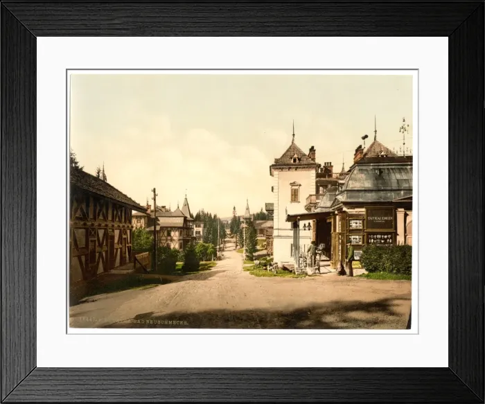 Framed Print : Bad Neu-Schmecks, Tatra, Austro-Hungary Framed Print : Bad Neu-Schmecks, Tatra, Austro-Hungary