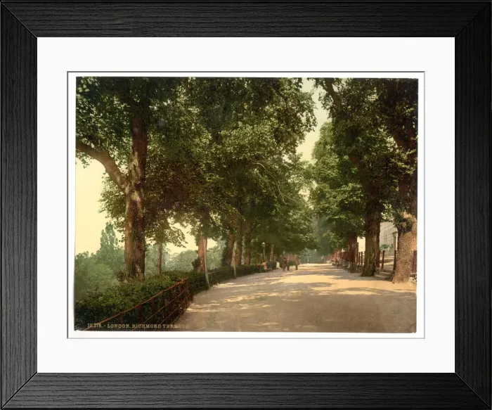 Framed Print : Richmond, the terrace, London and suburbs, England Framed Print : Richmond, the terrace, London and suburbs, England