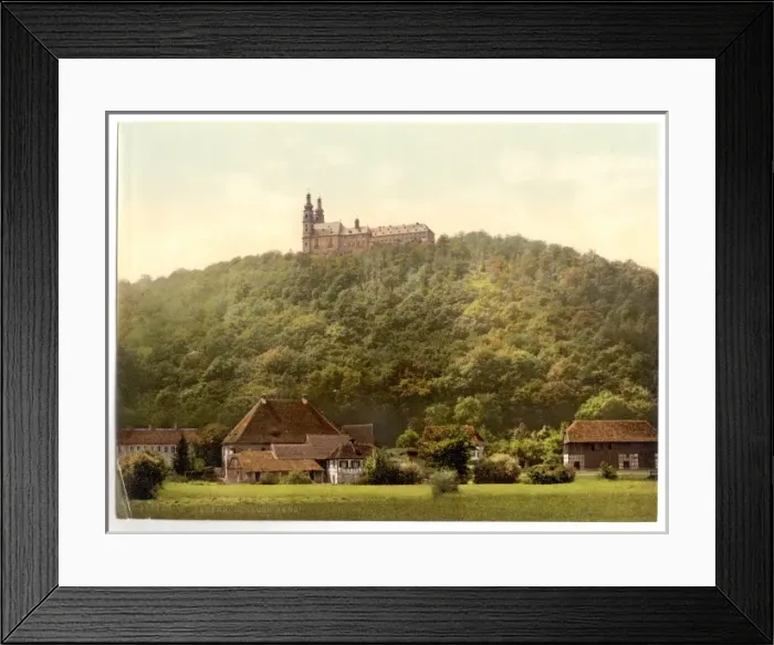 Framed Print : Banz castle (i. e. Kloster Banz), Bavaria, Germany Framed Print : Banz castle (i. e. Kloster Banz), Bavaria, Germany