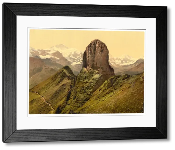 Framed Print : Schynige Platte, with view of Gummihorn and Jungfrau, Bernes Framed Print : Schynige Platte, with view of Gummihorn and Jungfrau, Bernes