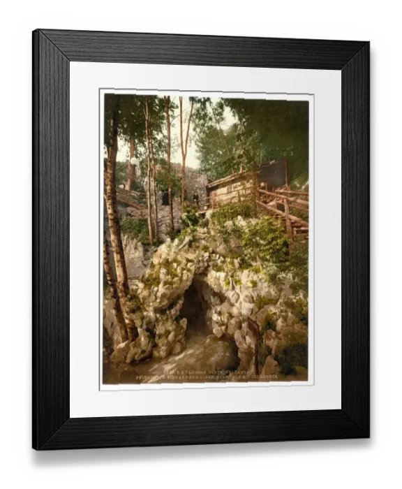 Framed Print : Glacier garden, the grotto and club house, Lucerne, Switzerl Framed Print : Glacier garden, the grotto and club house, Lucerne, Switzerl