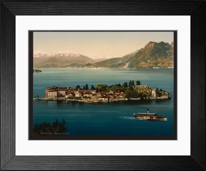 Framed Print : Isola Bella, general view, Lake Maggiore, , Italy Framed Print : Isola Bella, general view, Lake Maggiore, , Italy