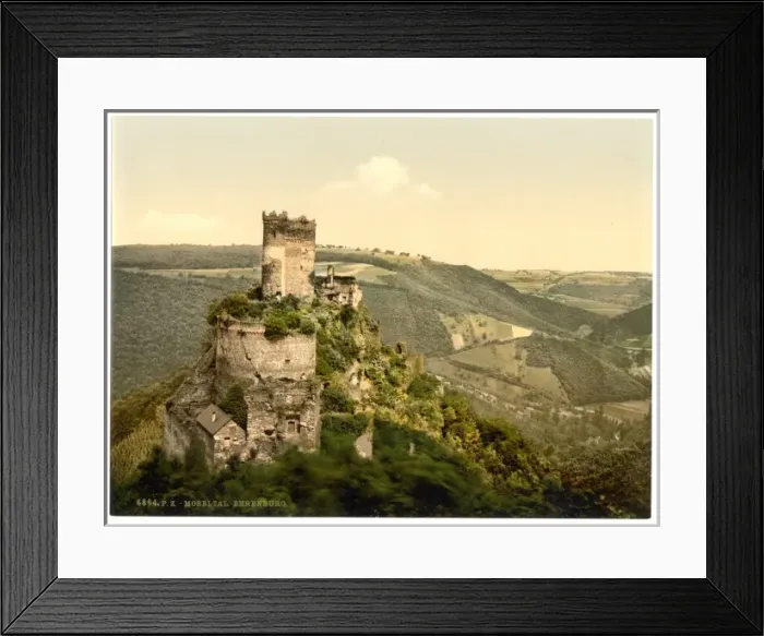 Framed Print : The Ehrenburg, Moselle, valley of, Germany Framed Print : The Ehrenburg, Moselle, valley of, Germany