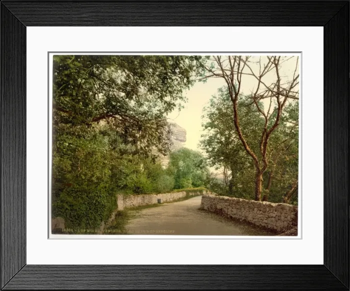 Framed Print : Ventnor, road to the Undercliff, Isle of Wight, England Framed Print : Ventnor, road to the Undercliff, Isle of Wight, England