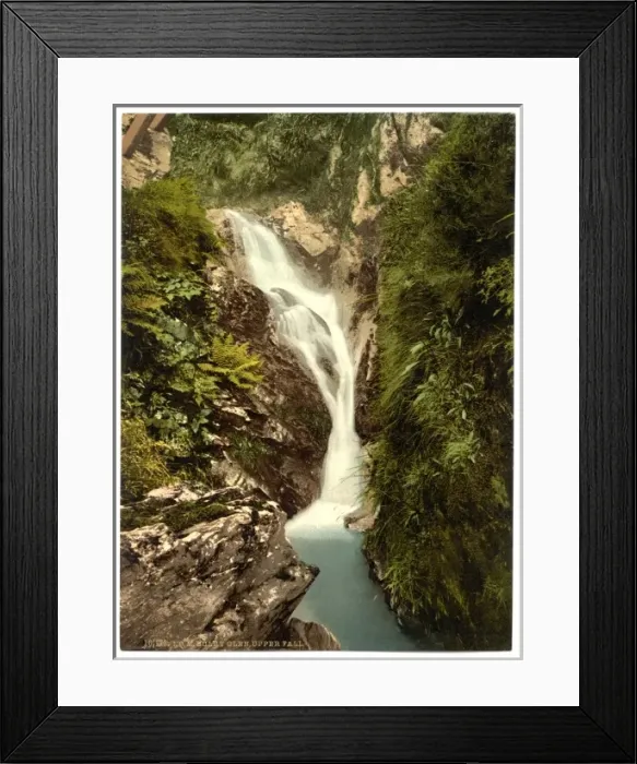 Framed Print : Ramsey, Sulby Glen, Upper Falls, Isle of Man, England Framed Print : Ramsey, Sulby Glen, Upper Falls, Isle of Man, England