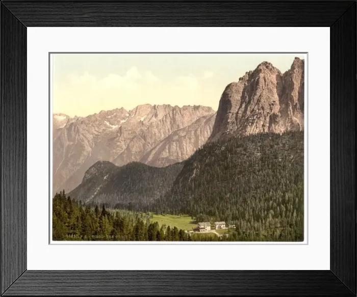 Framed Print : Tre Croci, Tyrol, Austro-Hungary Framed Print : Tre Croci, Tyrol, Austro-Hungary