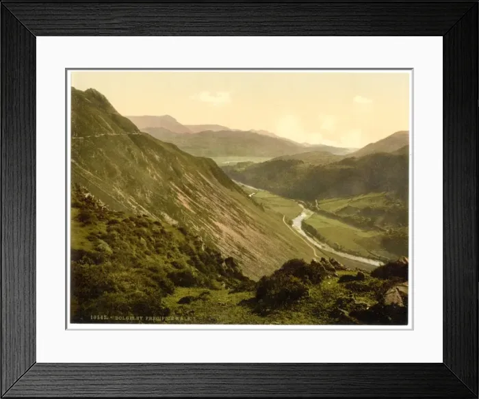 Framed Print : Precipice Walk, Dolgelly (i. e. Dolgellau), Wales Framed Print : Precipice Walk, Dolgelly (i. e. Dolgellau), Wales