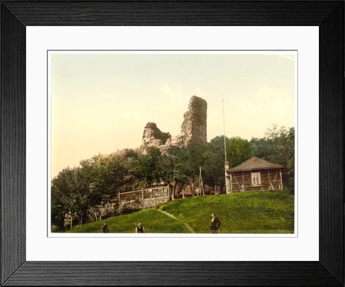 Framed Print : Ruined castle, Rothenburg, Hartz, Germany Framed Print : Ruined castle, Rothenburg, Hartz, Germany