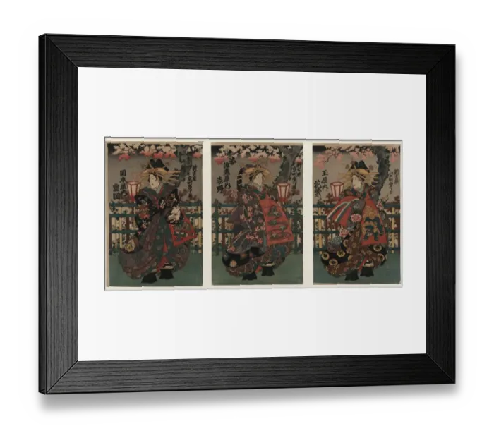 Framed Print : The courtesan Shigeoka of Okamoto-ya : The courtesan Sugatan Framed Print : The courtesan Shigeoka of Okamoto-ya : The courtesan Sugatan