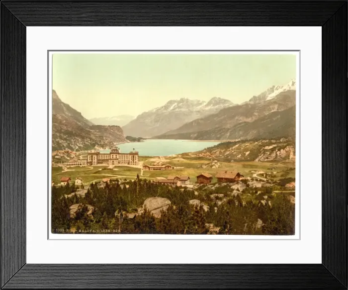 Framed Print : Engadine, Maloja, Lake of Sils, Grisons, Switzerland Framed Print : Engadine, Maloja, Lake of Sils, Grisons, Switzerland