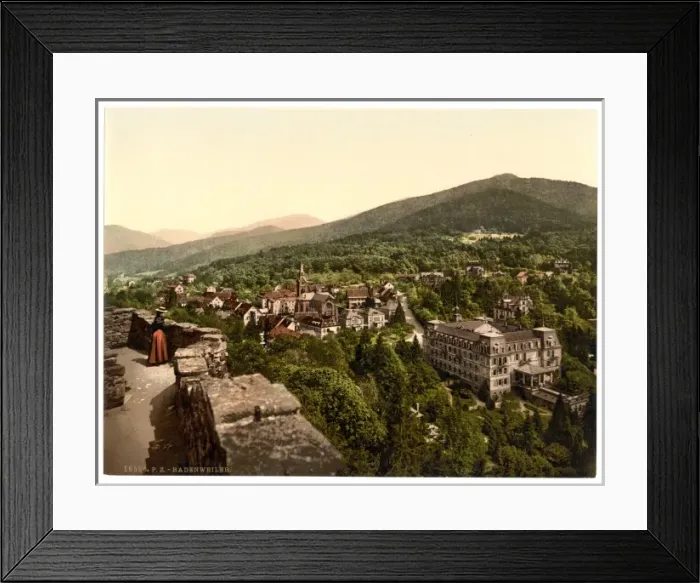 Framed Print : Badenweiler, Black Forest, Baden, Germany Framed Print : Badenweiler, Black Forest, Baden, Germany