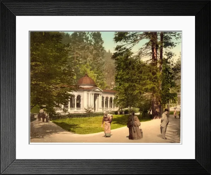 Framed Print : The Waldquelle, Marienbad, Bohemia, Austro-Hungary Framed Print : The Waldquelle, Marienbad, Bohemia, Austro-Hungary