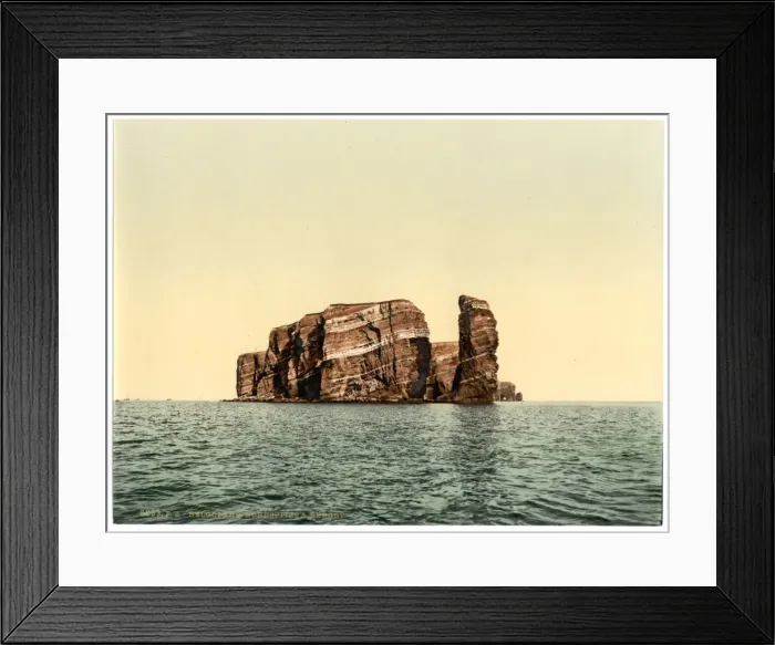 Framed Print : The Hengst and North Point, Helgoland, Germany Framed Print : The Hengst and North Point, Helgoland, Germany
