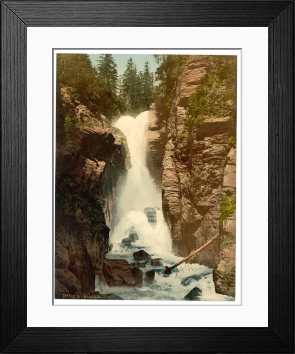 Framed Print : Rosenlaui, waterfall, Bernese Oberland, Switzerland Framed Print : Rosenlaui, waterfall, Bernese Oberland, Switzerland