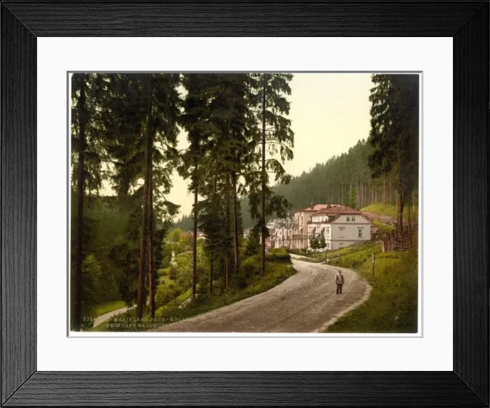 Framed Print : Park, Marienbad, Bohemia, Austro-Hungary Framed Print : Park, Marienbad, Bohemia, Austro-Hungary