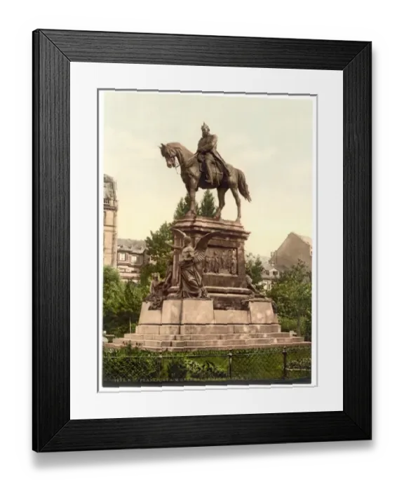 Framed Print : Emperor Williams Monument, Frankfort on Main (i. e. Frankfur Framed Print : Emperor Williams Monument, Frankfort on Main (i. e. Frankfur