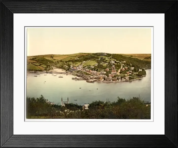 Framed Print : Kingswear, Dartmouth, England Framed Print : Kingswear, Dartmouth, England