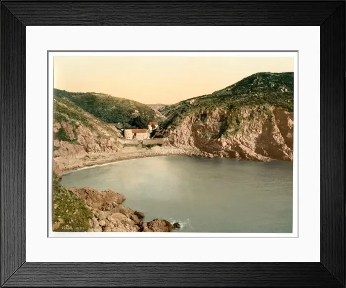 Framed Print : Guernsey, Petit Bot Bay, Channel Islands, England Framed Print : Guernsey, Petit Bot Bay, Channel Islands, England