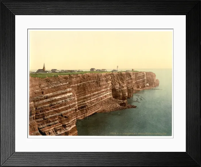 Framed Print : West Beach and the Oberland, Helgoland, Germany Framed Print : West Beach and the Oberland, Helgoland, Germany