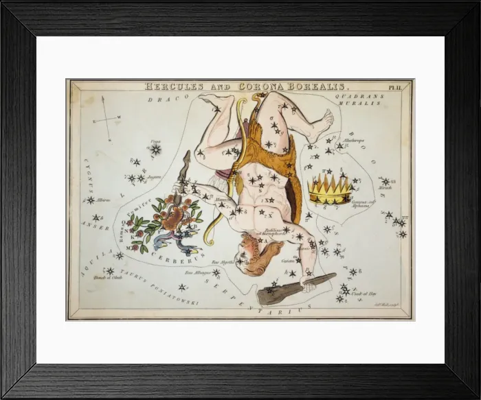 Framed Print : Hercules and Corona Borealis Framed Print : Hercules and Corona Borealis
