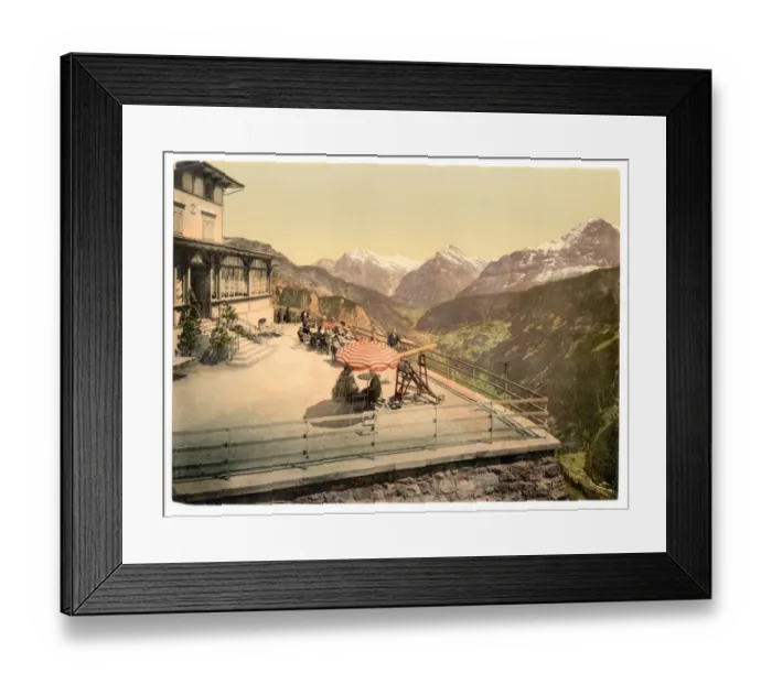 Framed Print : Wetterhorn, from Schynige Platte, Bernese Oberland, Switzerl Framed Print : Wetterhorn, from Schynige Platte, Bernese Oberland, Switzerl