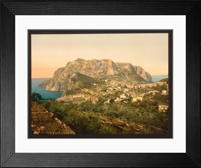 Framed Print : Mount Solaro, Capri Island, Italy Framed Print : Mount Solaro, Capri Island, Italy
