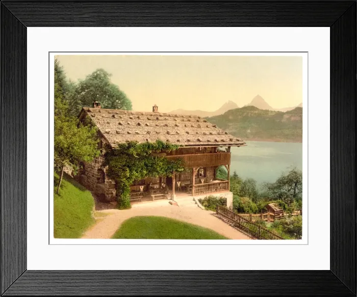 Framed Print : Rutli, general view, Lake Lucerne, Switzerland Framed Print : Rutli, general view, Lake Lucerne, Switzerland