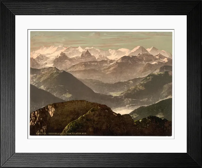 Framed Print : Bernese Alps, from Pilatus, Bernese Oberland, Switzerland Framed Print : Bernese Alps, from Pilatus, Bernese Oberland, Switzerland