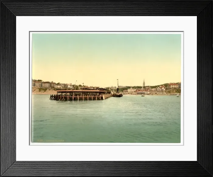 Framed Print : From the sea, Bournemouth, England Framed Print : From the sea, Bournemouth, England