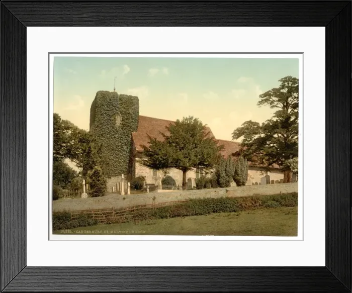 Framed Print : St. Martins Church, Canterbury, England Framed Print : St. Martins Church, Canterbury, England