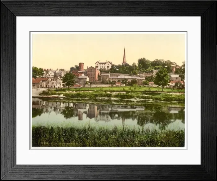 Framed Print : From the river, II. Ross-on-Wye, England Framed Print : From the river, II. Ross-on-Wye, England