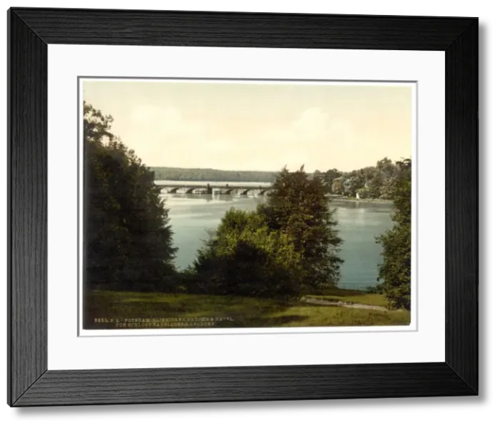 Framed Print : Gleinicker Bridge from Babelsberg, Potsdam, Berlin, Germany Framed Print : Gleinicker Bridge from Babelsberg, Potsdam, Berlin, Germany