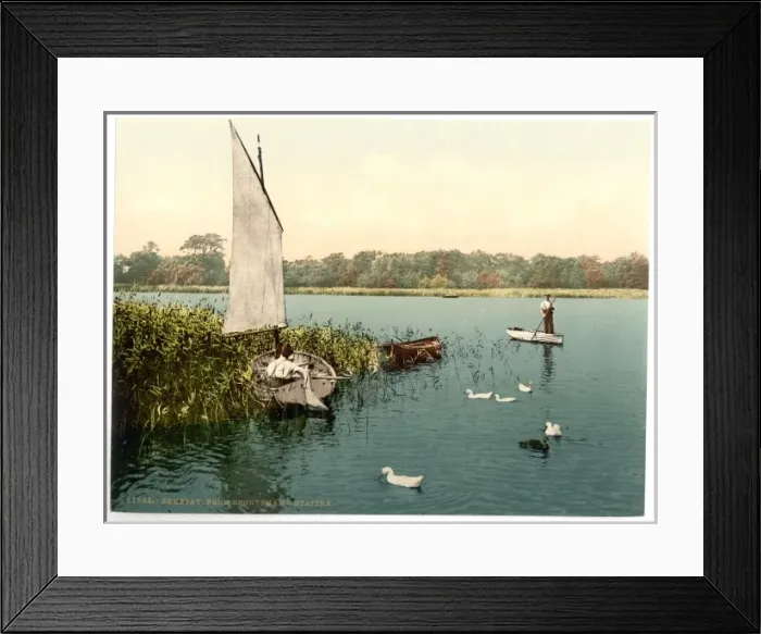Framed Print : Broad, Ormesby, England Framed Print : Broad, Ormesby, England