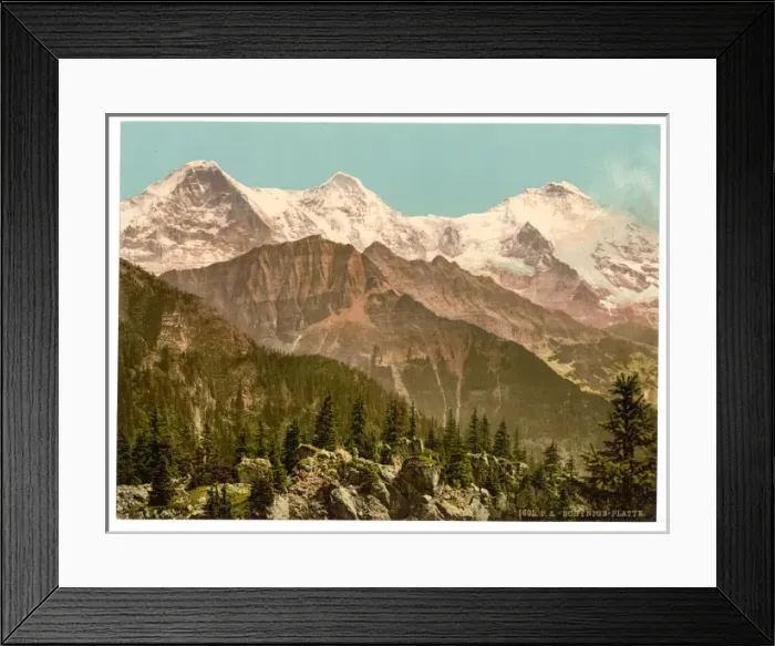 Framed Print : Schynige Platte, Eiger, Monch and Jungfrau, Bernese Oberland Framed Print : Schynige Platte, Eiger, Monch and Jungfrau, Bernese Oberland