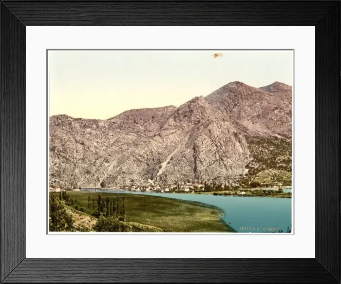 Framed Print : Almissa, general view, Dalmatia, Austro-Hungary Framed Print : Almissa, general view, Dalmatia, Austro-Hungary