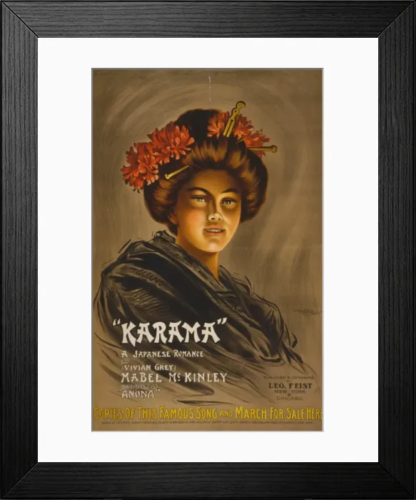 Framed Print : Karama a Japanese romance by (Vivian Grey), Mabel McKinley c Framed Print : Karama a Japanese romance by (Vivian Grey), Mabel McKinley c