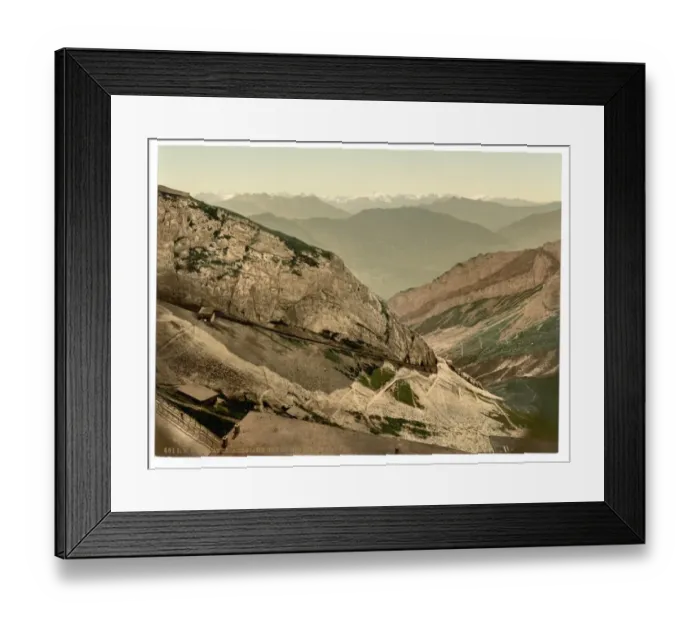 Framed Print : Looking towards Titlis, Pilatus, Switzerland Framed Print : Looking towards Titlis, Pilatus, Switzerland