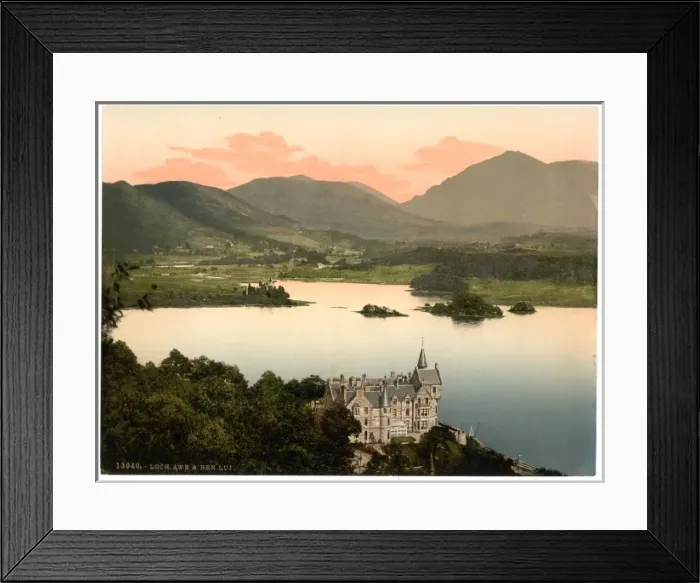 Framed Print : Hotel and Ben Lui, Loch Awe, Scotland Framed Print : Hotel and Ben Lui, Loch Awe, Scotland