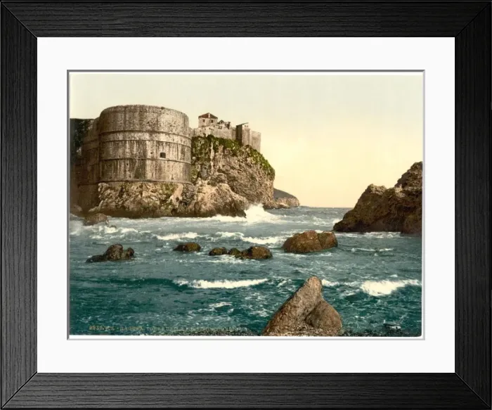 Framed Print : Ragusa, the fortification, Dalmatia, Austro-Hungary Framed Print : Ragusa, the fortification, Dalmatia, Austro-Hungary