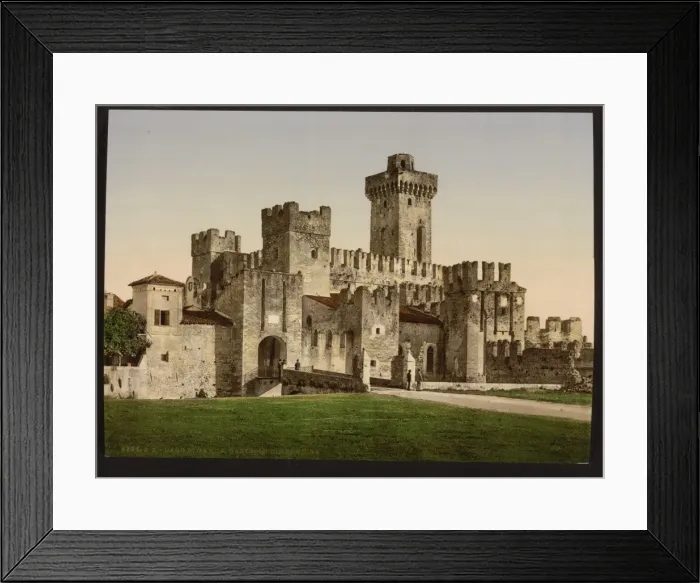 Framed Print : Sermione (i. e. Sirmione) Castle, Lake Garda, Italy Framed Print : Sermione (i. e. Sirmione) Castle, Lake Garda, Italy
