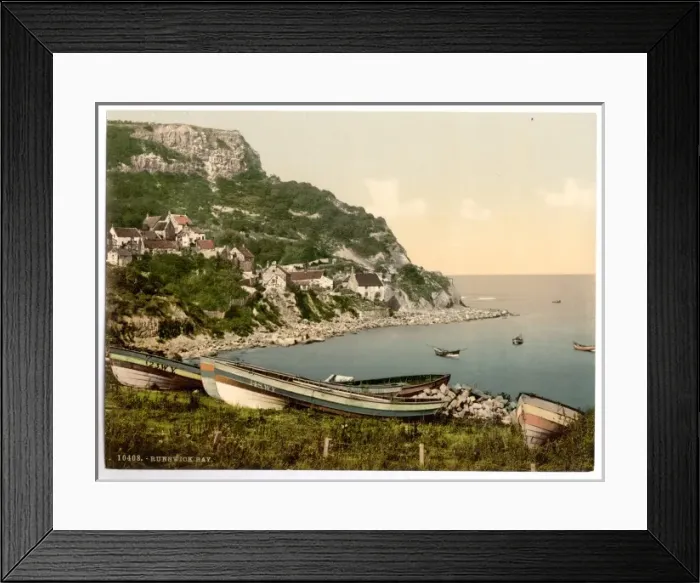 Framed Print : Whitby, Runswick Bay, Yorkshire, England Framed Print : Whitby, Runswick Bay, Yorkshire, England