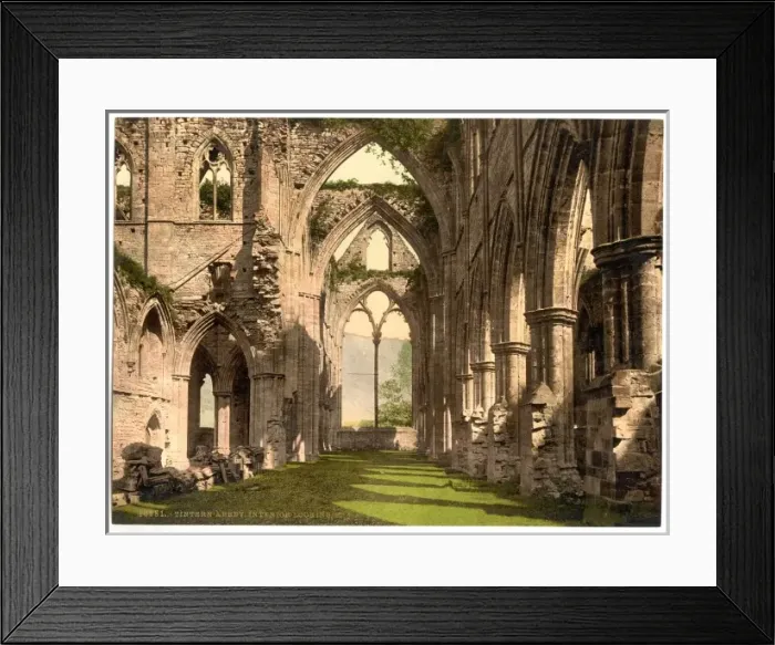 Framed Print : Abbey interior, looking E. Tintern, England Framed Print : Abbey interior, looking E. Tintern, England