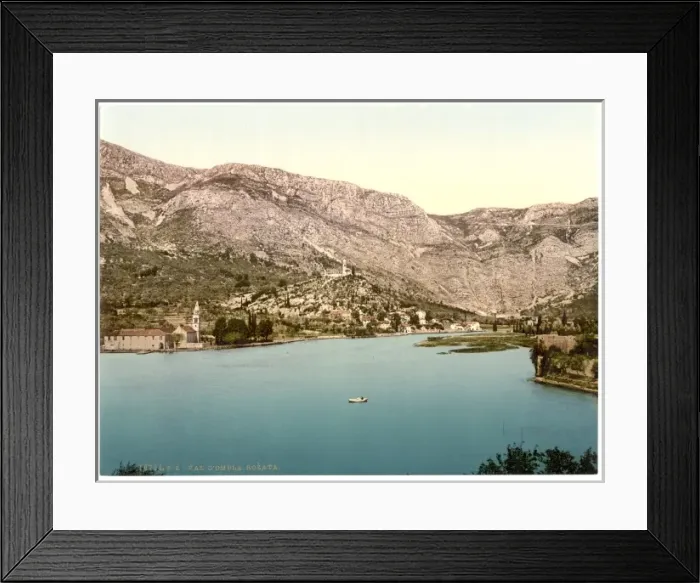 Framed Print : Ragusa, Valley of the Ombla, Rozata (i. e. Rozato), Dalmatia Framed Print : Ragusa, Valley of the Ombla, Rozata (i. e. Rozato), Dalmatia
