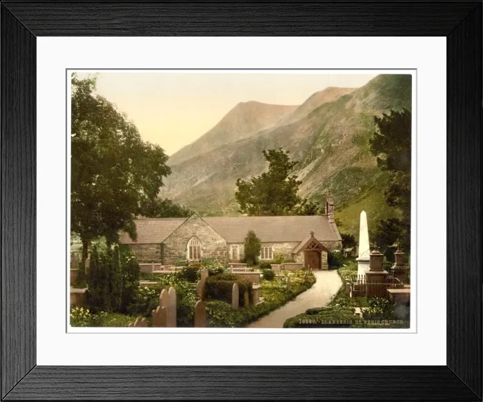 Framed Print : St. Peris Church, Llanberis, Wales Framed Print : St. Peris Church, Llanberis, Wales