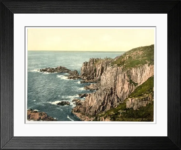 Framed Print : Penzance, Lands End, Cornwall, England