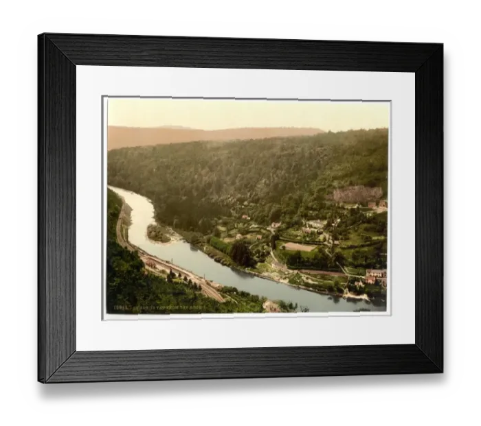 Framed Print : From the Rock, I. Symonds Yat, England Framed Print : From the Rock, I. Symonds Yat, England