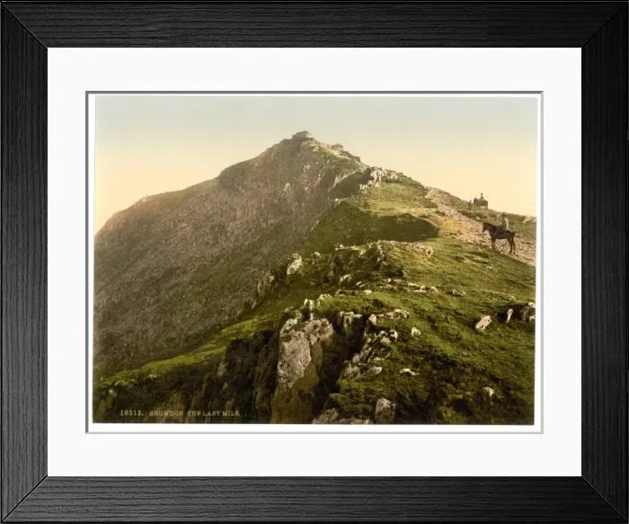 Framed Print : Railway, the last mile, Snowdon, Wales Framed Print : Railway, the last mile, Snowdon, Wales