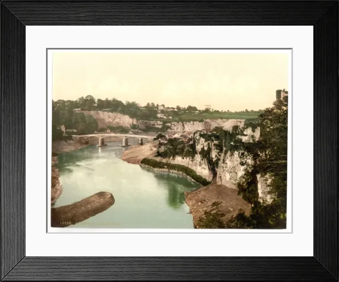 Framed Print : The bridge, I, Chepstow, England Framed Print : The bridge, I, Chepstow, England